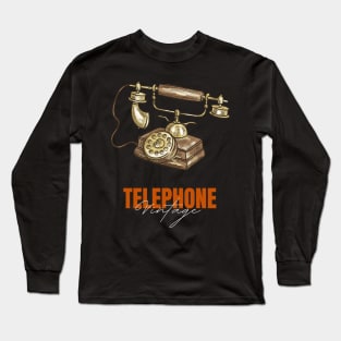 Retro telephone Long Sleeve T-Shirt